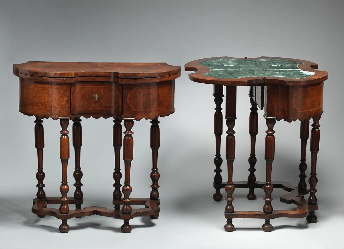 Pair of card tables — Unknown