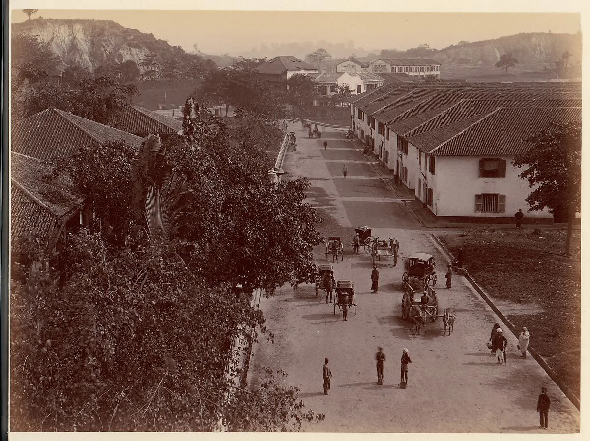 View of the Main Road, Singapore — Unknown