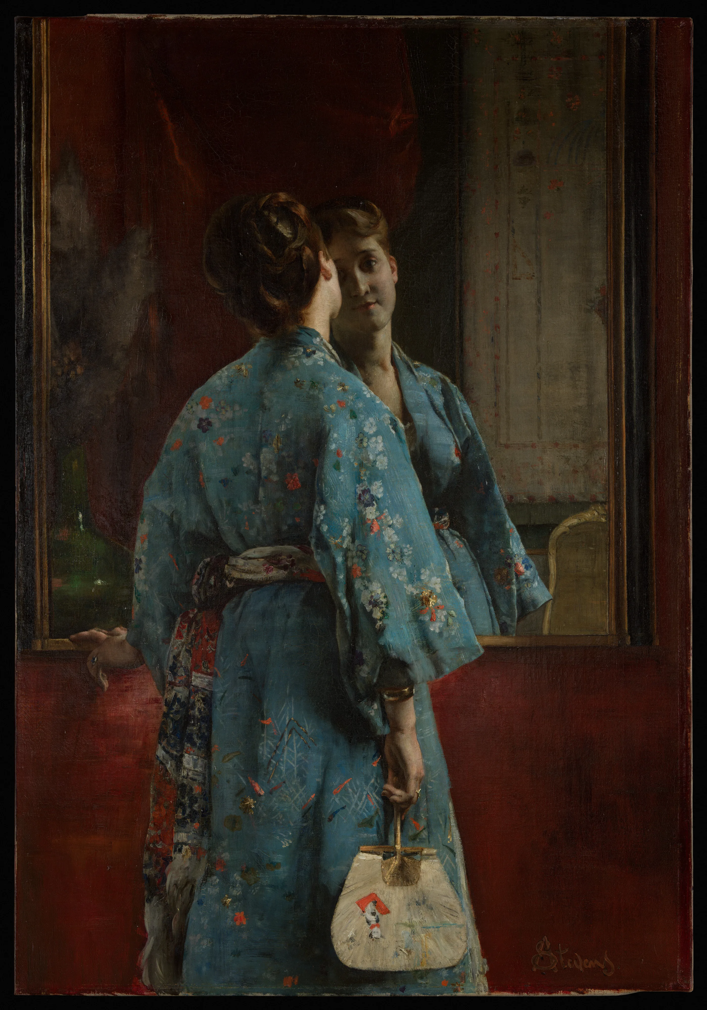 The Japanese Robe — Alfred Stevens