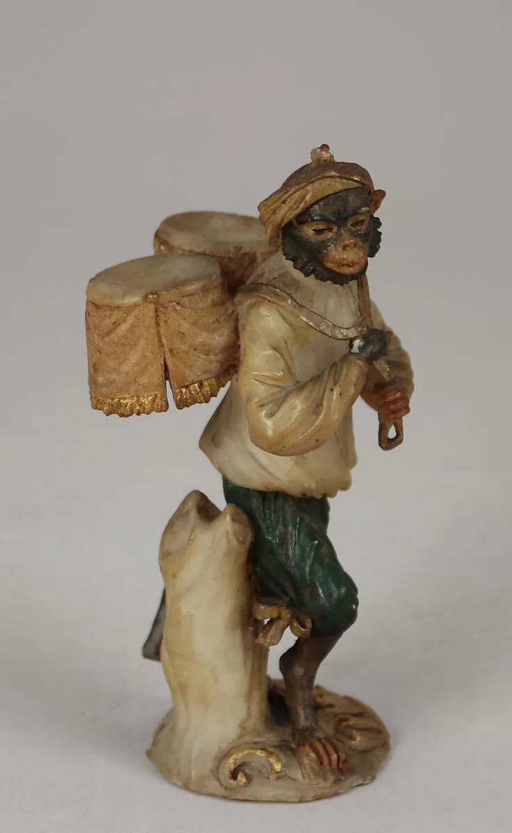 Statuette belonging to a monkey orchestra — Unknown