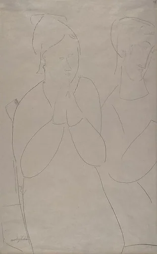 Two Young Peasants in Prayer