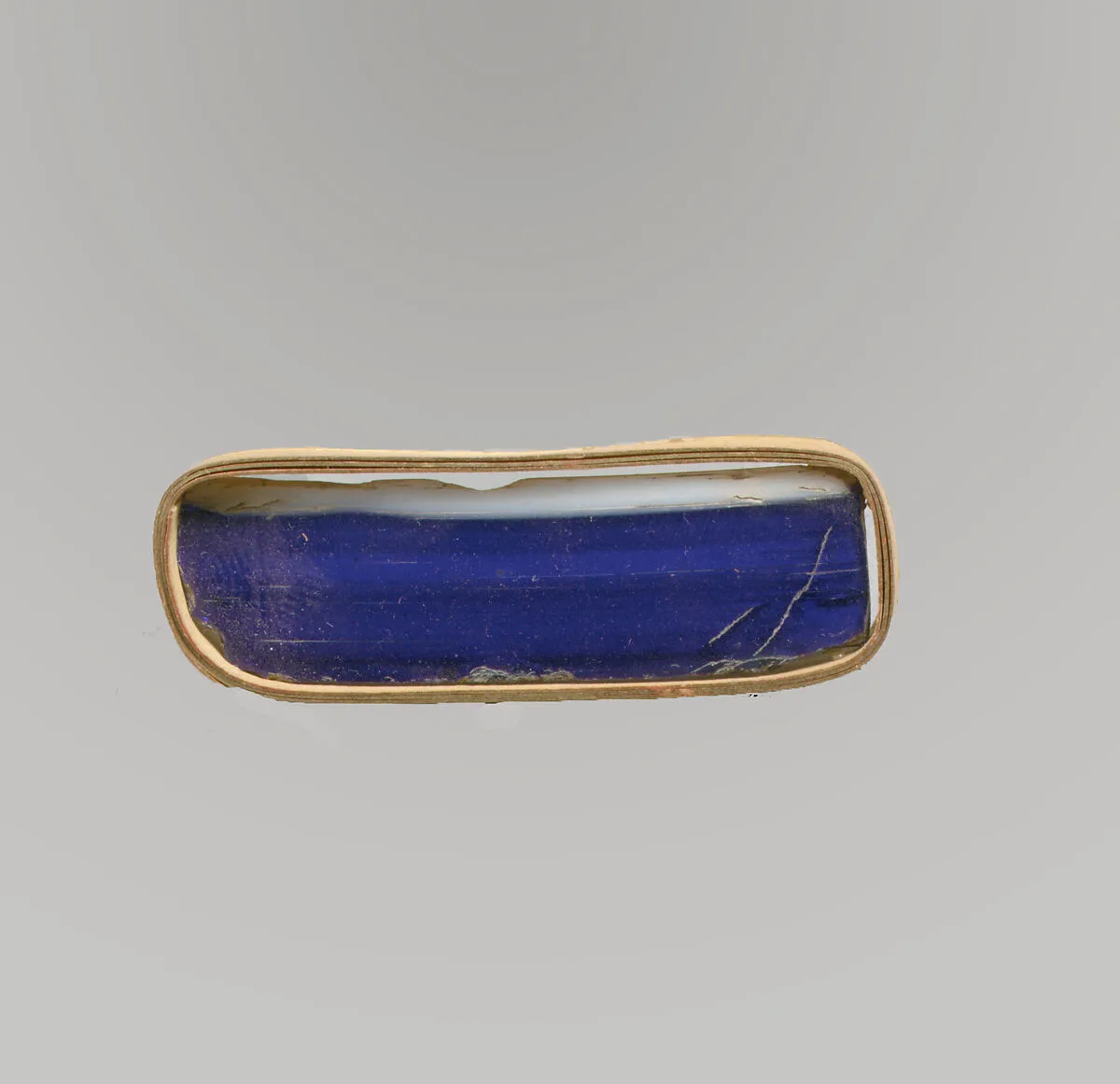 Glass inlay fragment — Unknown