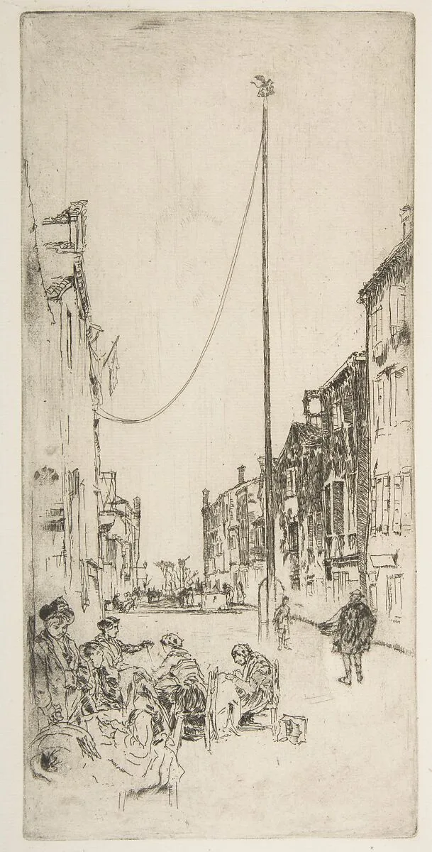 The Mast (The Venetian Mast) — James McNeill Whistler