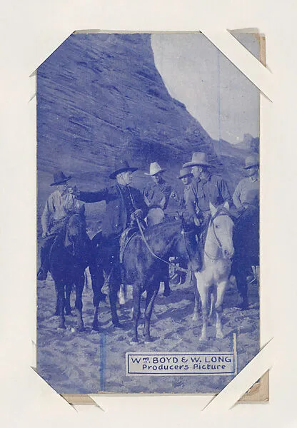 Wm. Boyd & W. Long from Western Stars or Scenes Exhibit Cards series (W412) — Unknown