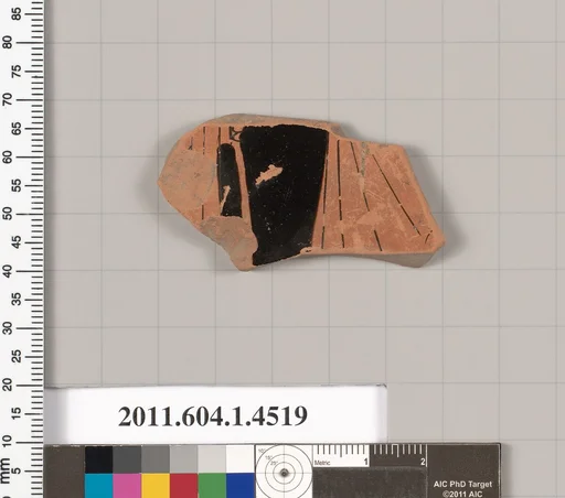 Terracotta fragment of a kylix (drinking cup)