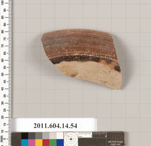 Terracotta rim fragment of a bowl