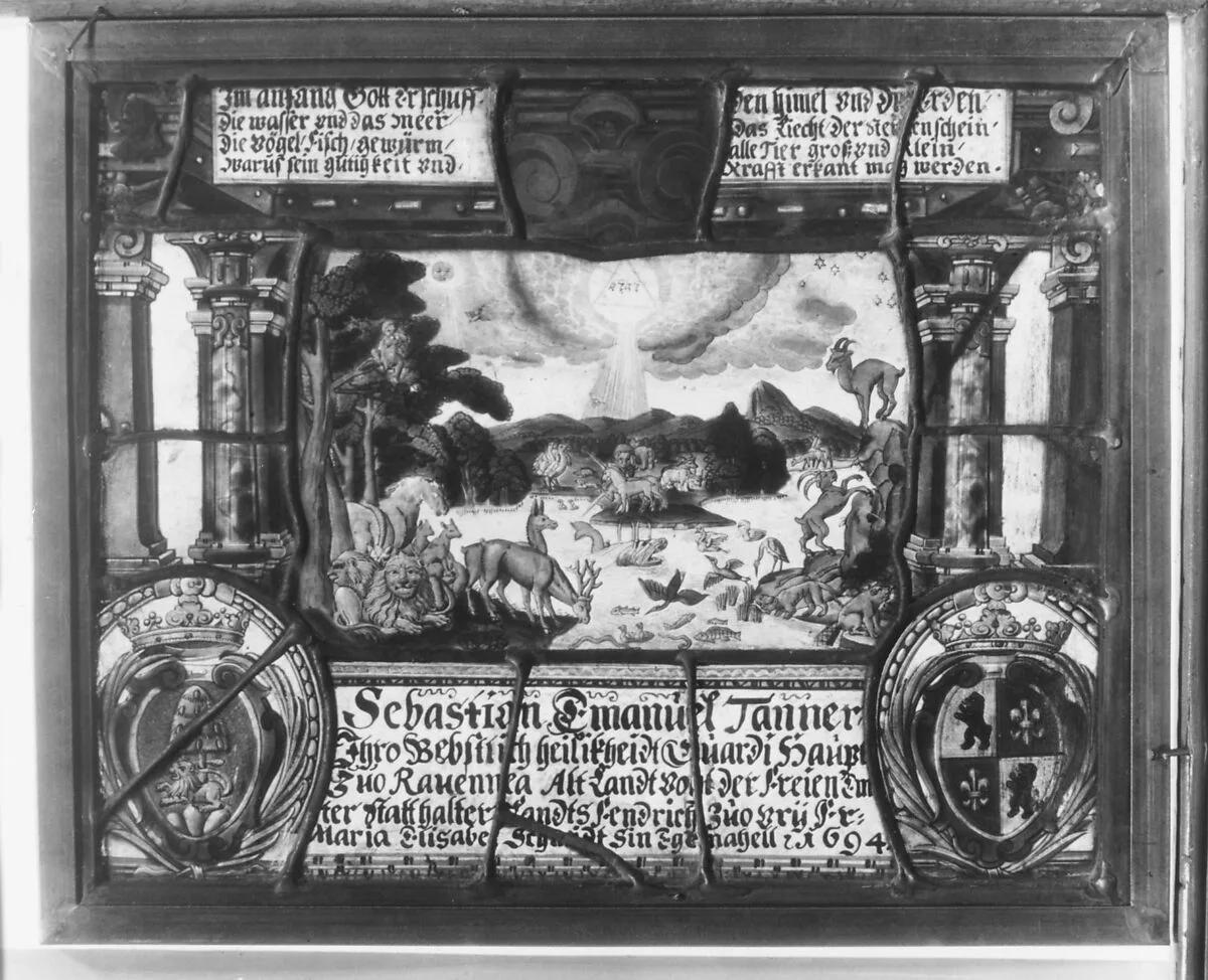 The Creation of the Animals (one of a set of four) — Matthäus Merian the Elder|Muller