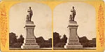 [7 Stereographic Views of Daniel Webster Statue, Central Park, New York]