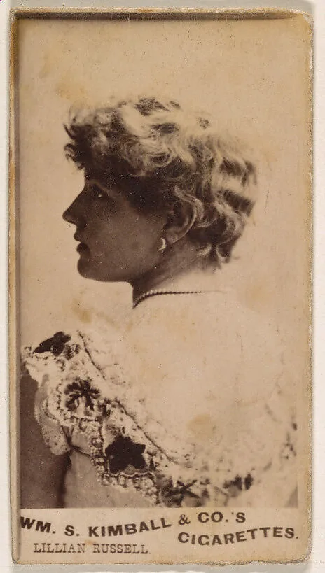 Lillian Russell, from the Actresses series (N203) issued by Wm. S. Kimball & Co. — William S. Kimball & Company