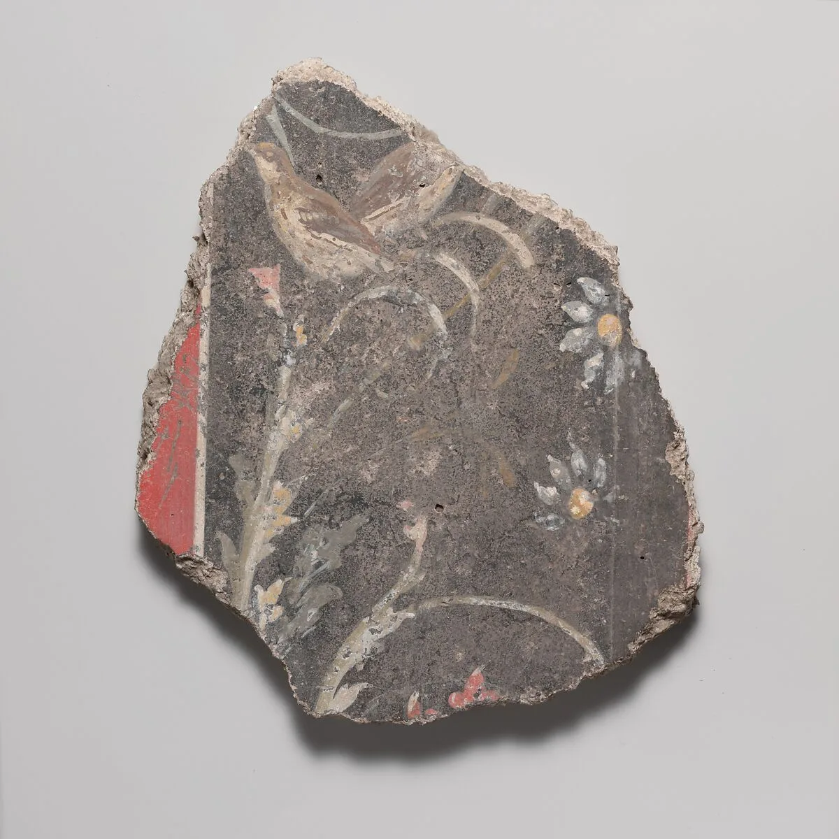Wall painting fragment — Unknown