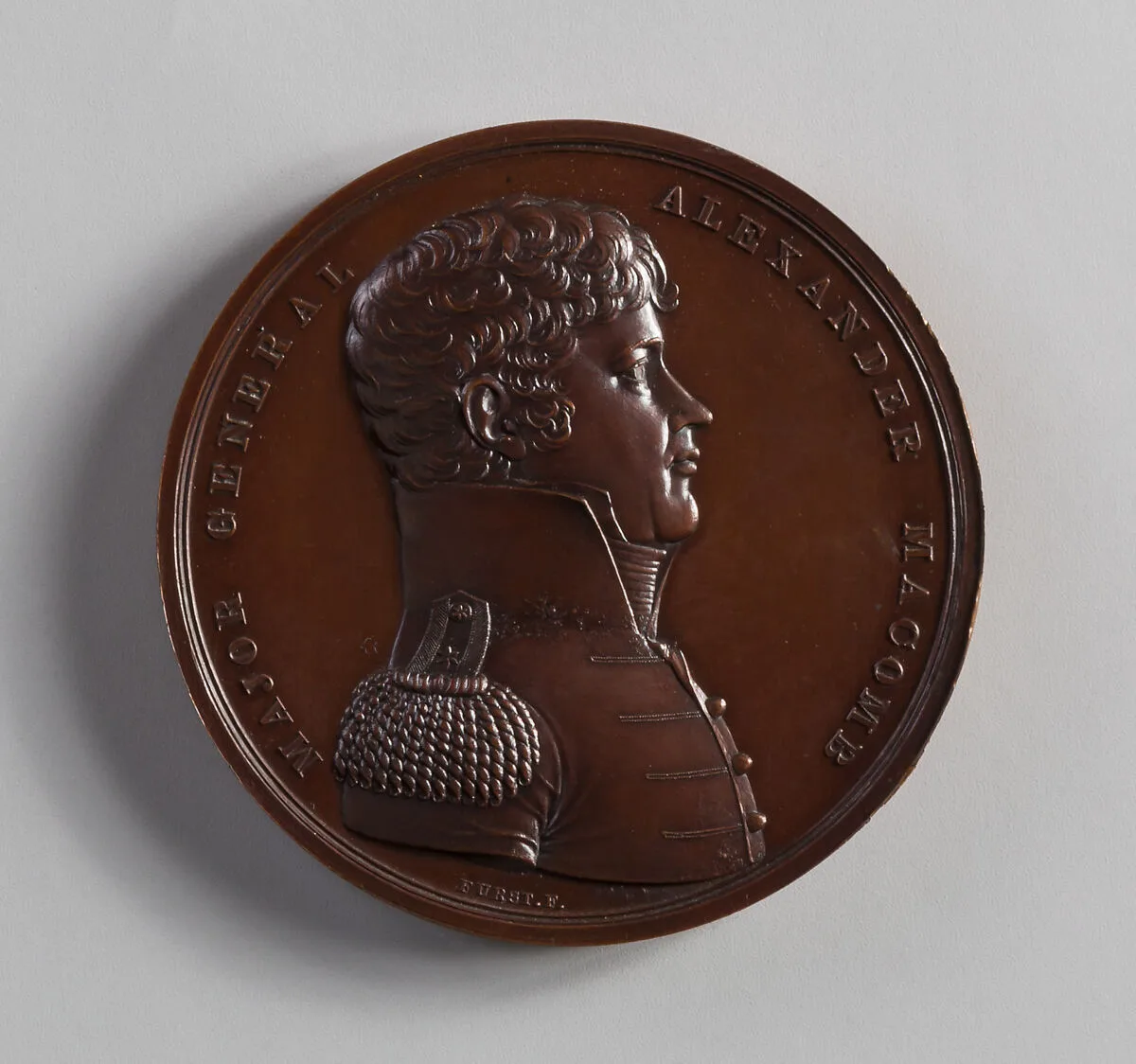 Medal of Major General Alexander Macomb — Moritz Fürst