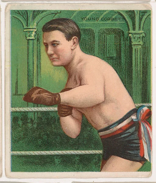 Young Corbett, Boxing, from Mecca & Hassan Champion Athlete and Prize Fighter collection, 1910 — Mecca Cigarettes