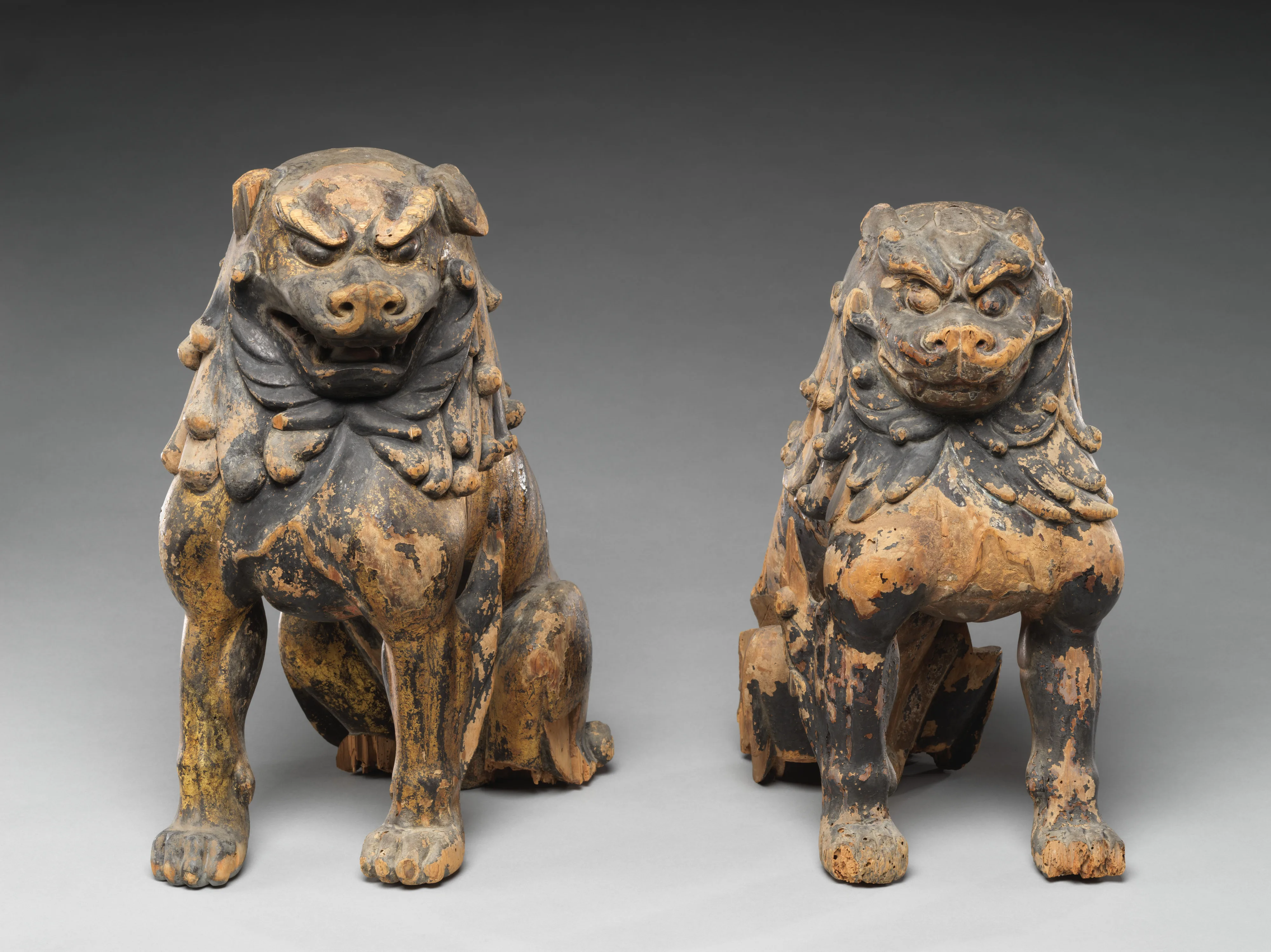 狛犬像|Guardian Lion-Dogs — Unknown