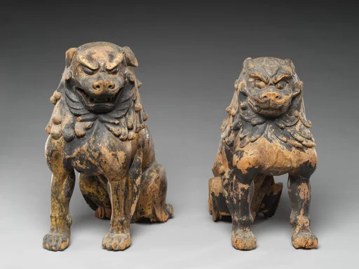 狛犬像|Guardian Lion-Dogs