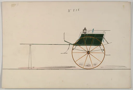 Design for Tandem Cart, no. 818