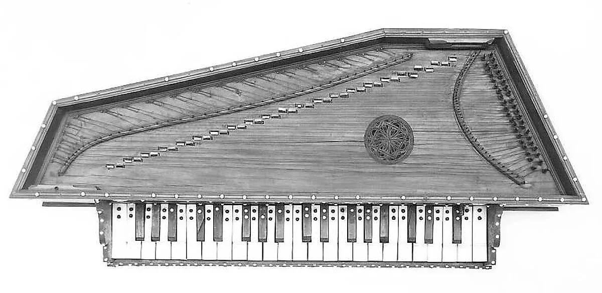 Polygonal Virginal converted to a Tangent Piano — Franciscus Bonafinis