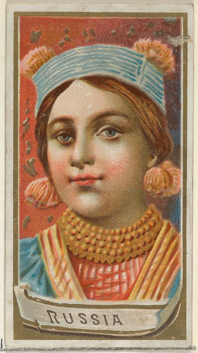 Russia, from the Types of All Nations series (N24) for Allen & Ginter Cigarettes — George S. Harris & Sons|Allen & Ginter