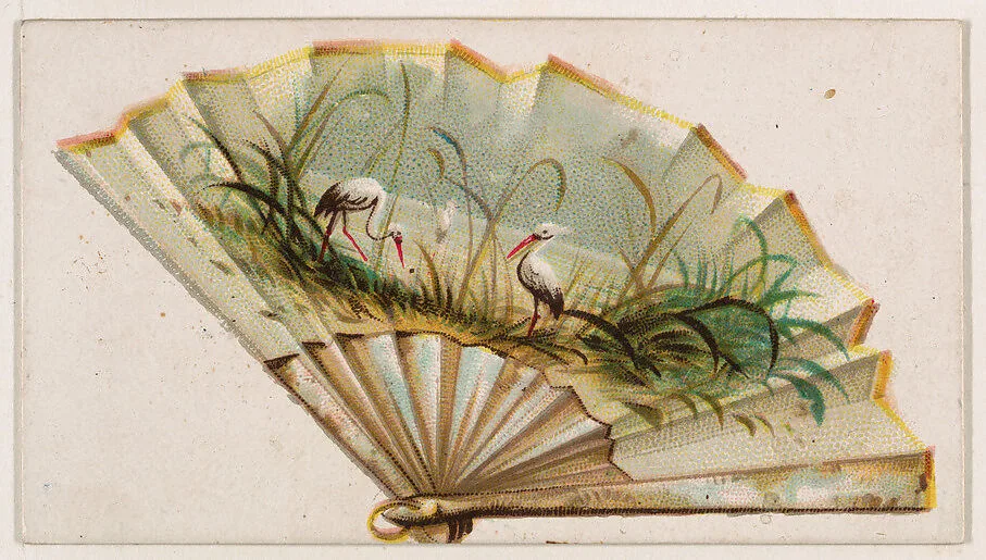 Fan, from the Novelties series (N228, Type 5) issued by Kinney Bros. — Kinney Brothers Tobacco Company
