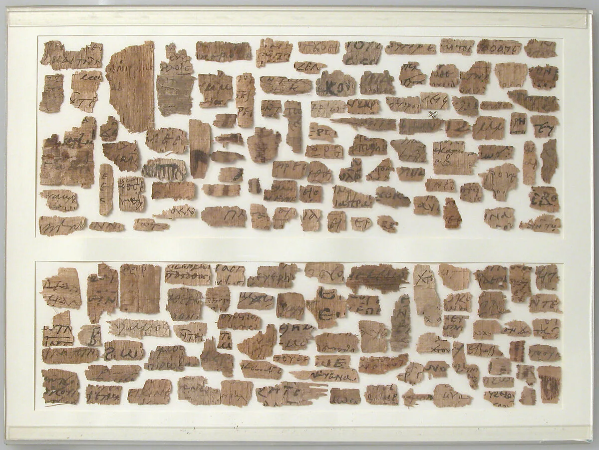 Papyri Fragments — Unknown