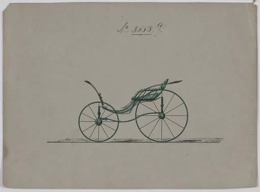 Design for Pony Phaeton, no. 3553a