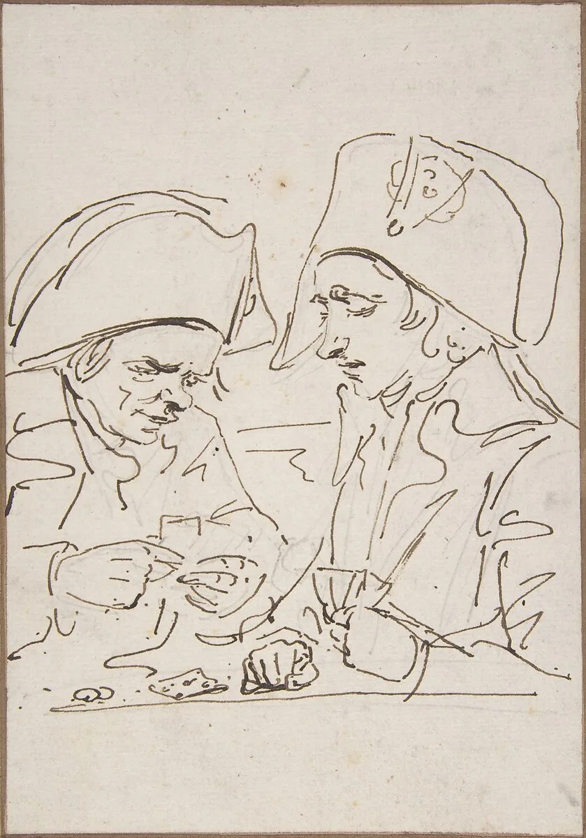 Replacements in the Parisian Guard Playing Cards in 1795 — baron Dominique Vivant Denon