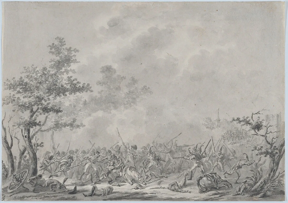 The Capture of Lieutenant General Johann Hermann von Fersen During the Battle of Bergen (19 September 1799) — Dirk Langendijk