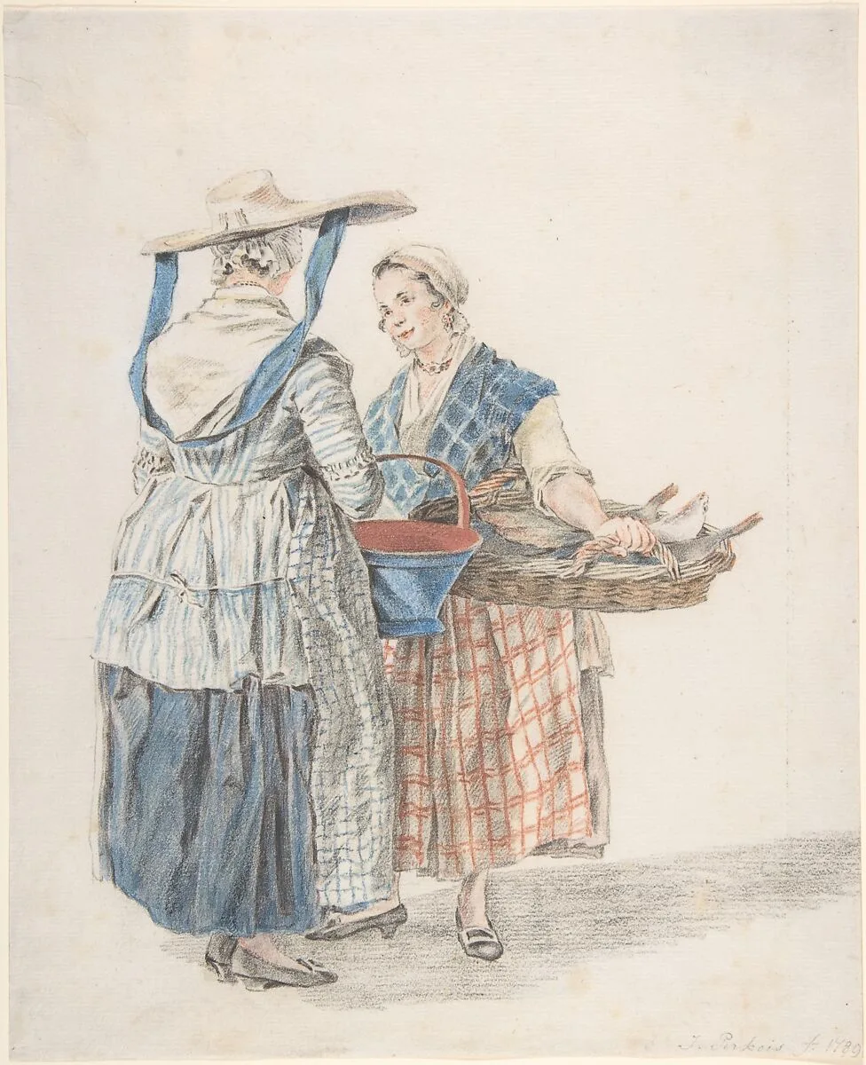 Two Market Women — Jacobus Perkois