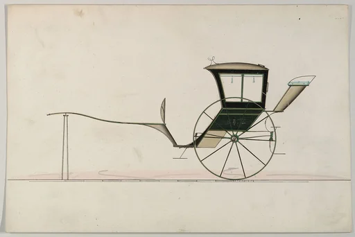 Design for Hansom Cab (unnumbered)