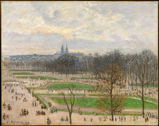 The Garden of the Tuileries on a Winter Afternoon