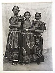 Three Girls in Matching Dresses