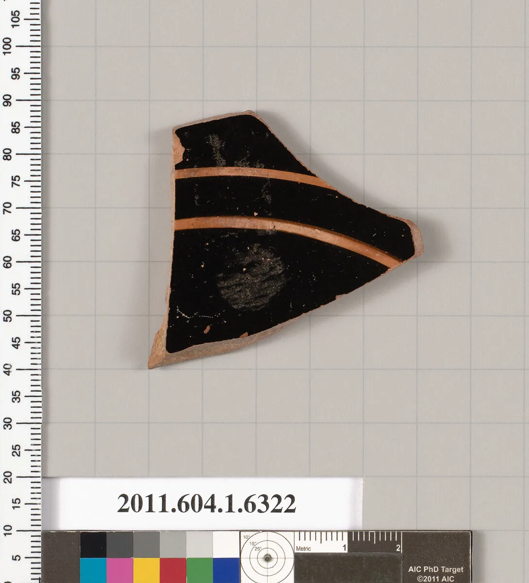 Terracotta fragment of a kylix (drinking cup) — Unknown