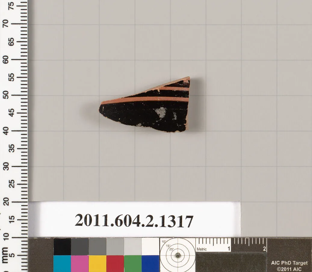Terracotta fragment of a skyphos (deep drinking cup) — Unknown