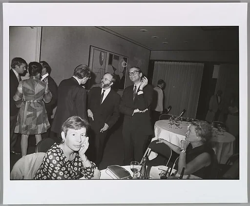 Opening, Frank Stella Exhibition, The Museum of Modern Art, New York