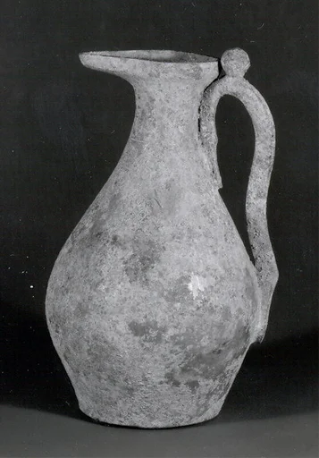 Pewter ewer