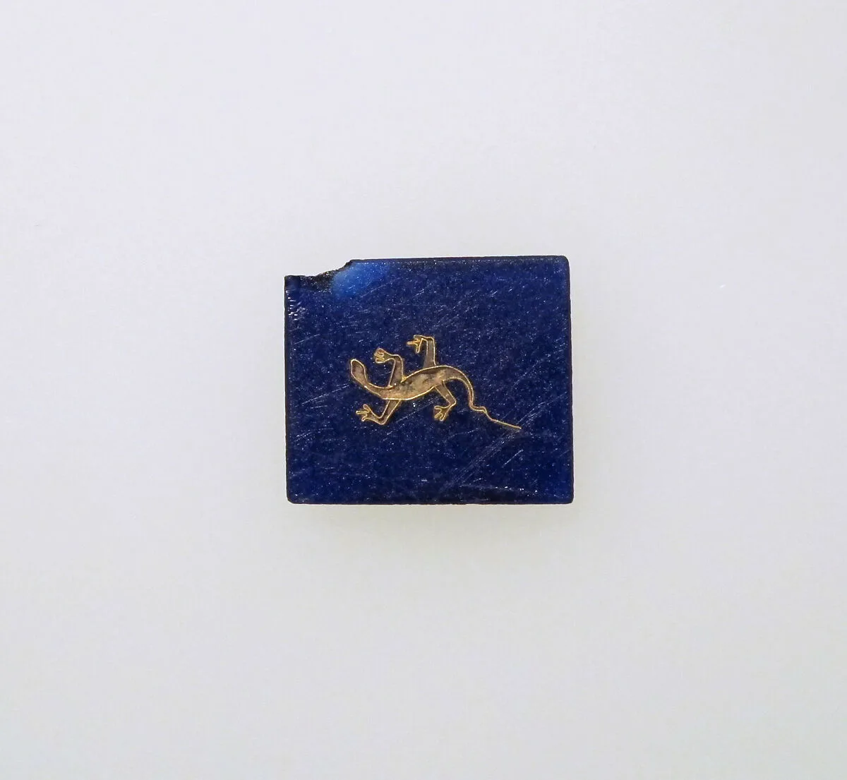 Glass and gold inlay — Unknown