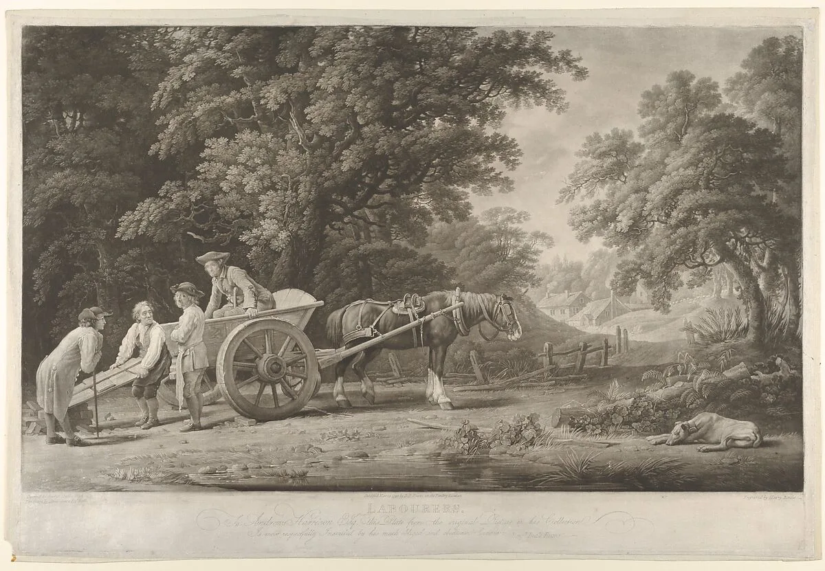 Labourers — George Stubbs|Amos Greene|Richard Earlom|Robert Laurie|Benjamin Beale Evans