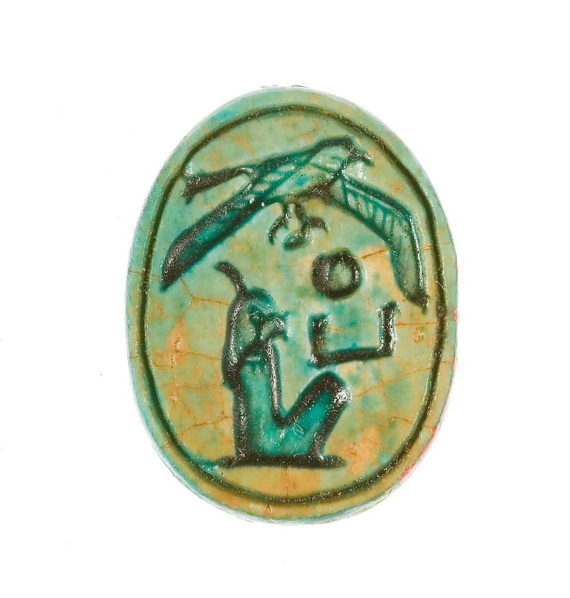 Scarab Inscribed with the Name Maatkare (Hatshepsut) with a Falcon Above — Unknown