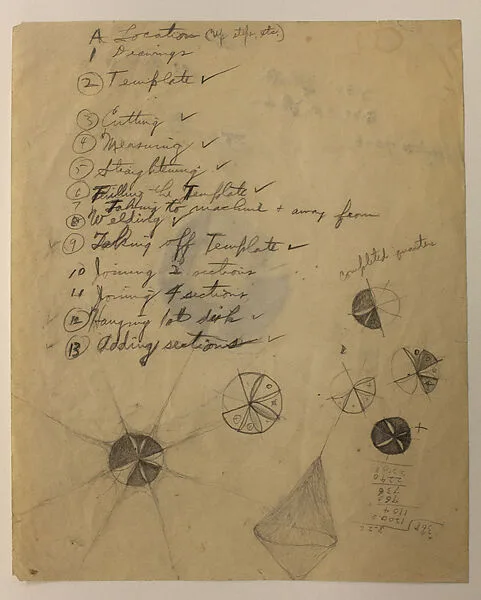 Sketches for "The Sun" — Richard Lippold