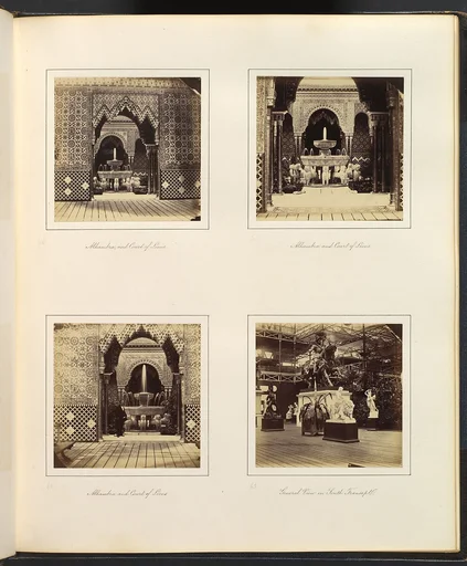 [Alhambra and Court of Lions; View in South Transept]