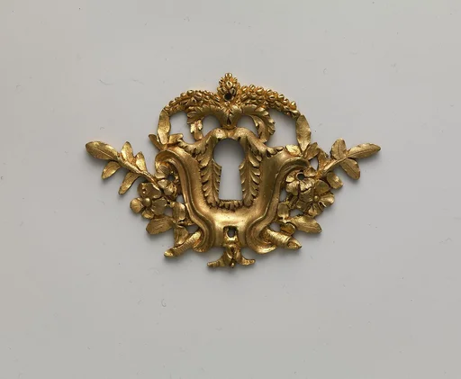 Pair of keyhole escutcheons
