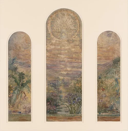 Design for three light landscape window