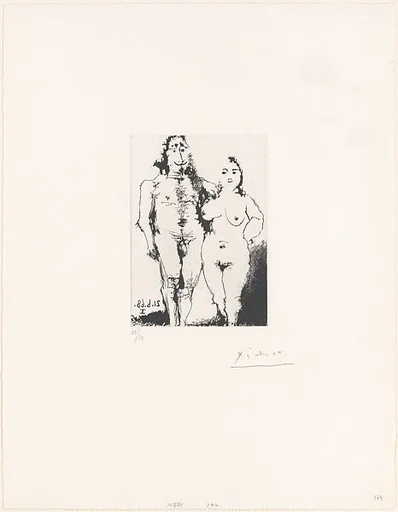 Nude Couple Posing, from 347 Suite