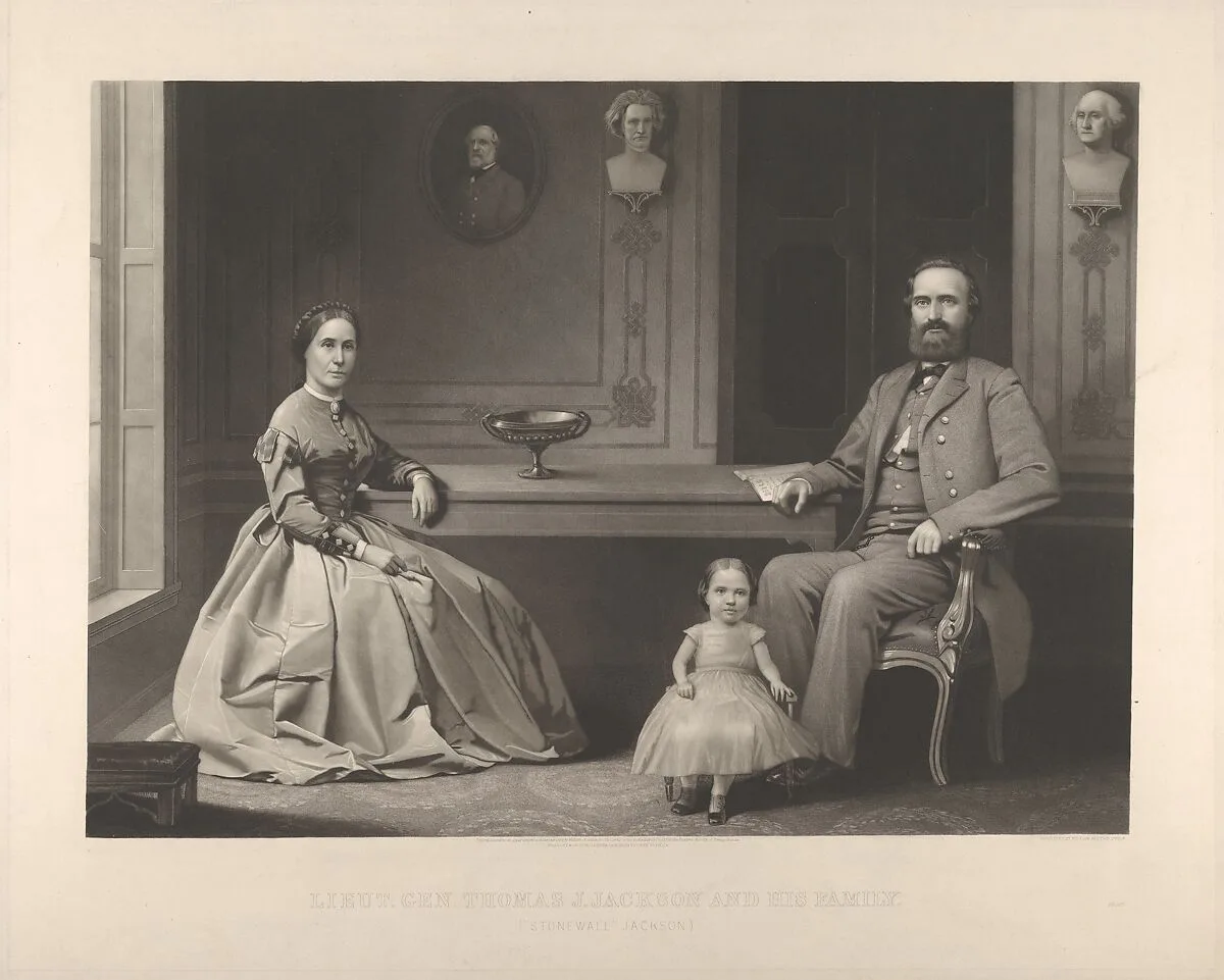 Lieutenant General Thomas J. Jackson and His Family ("Stonewall Jackson") — William Sartain|Bradley & Company|Thomas Jonathan Jackson