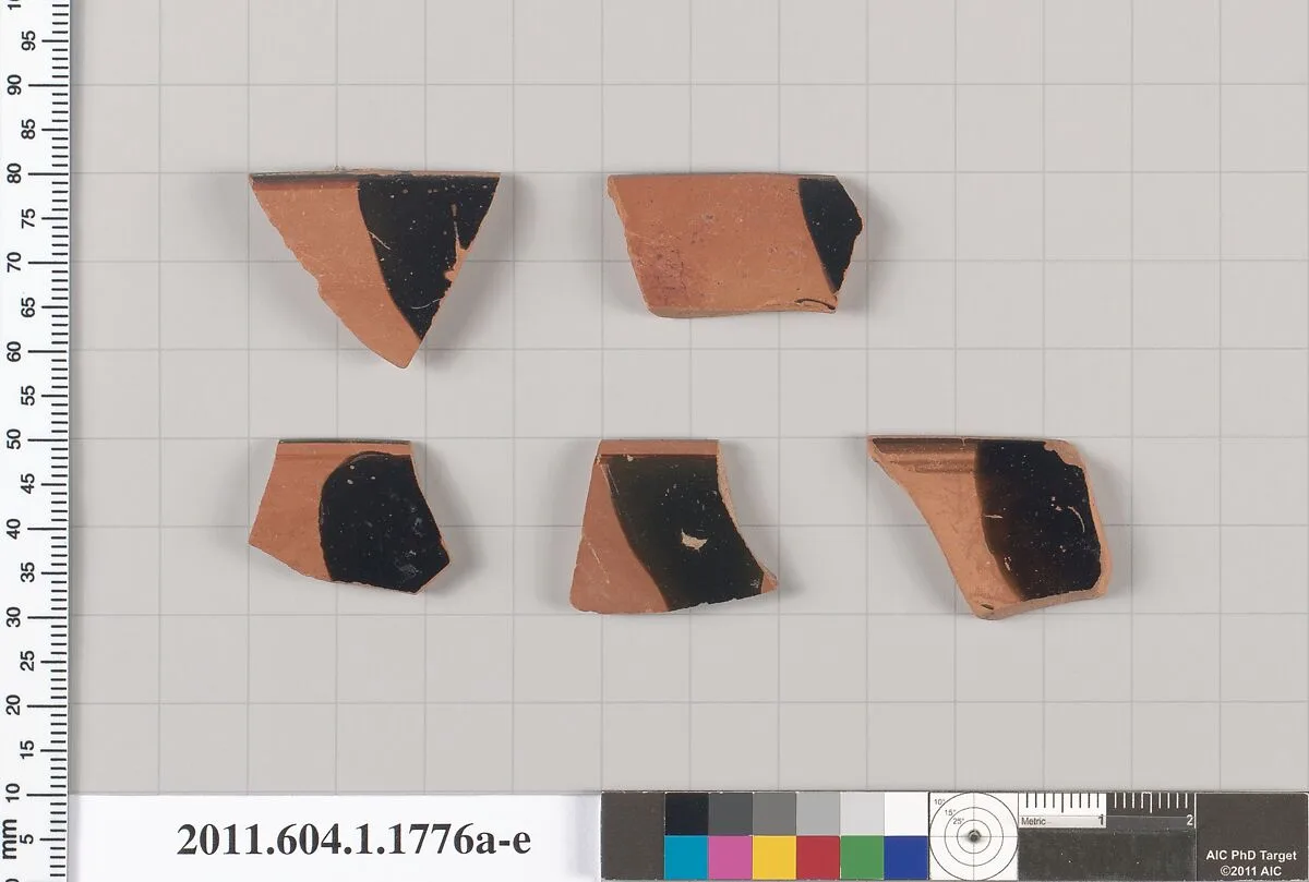 Terracotta rim fragments of kylikes(drinking cups) — Unknown