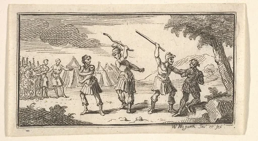 Fustium Admonitio (John Beaver, Roman Military Punishments, 1725)