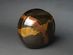 吹分丸型花器|Round Flower Vase — Hannya Tamotsu 般若保