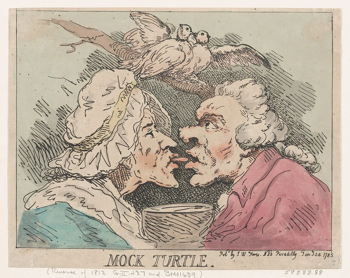 Mock Turtle — Thomas Rowlandson|S. W. Fores