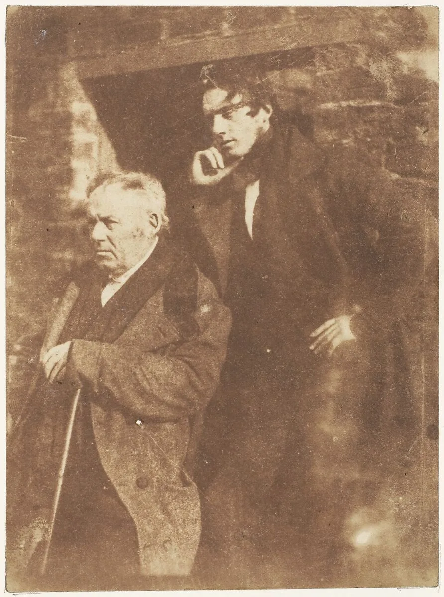 Rev. Miller and His Son Rev. Samuel Miller — David Octavius Hill|Robert Adamson|Hill and Adamson