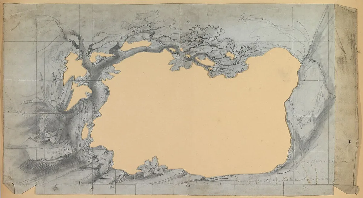 Design for a Stage Set — Eugène Cicéri