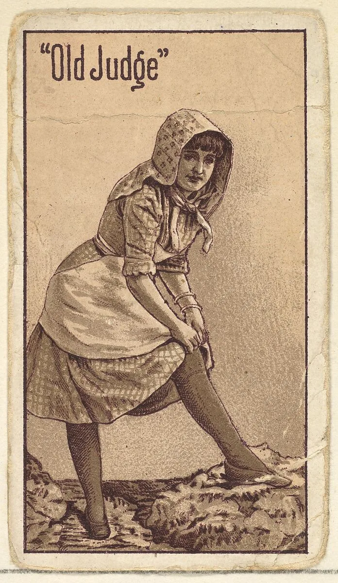 Actress from the Old Judge series (N167) for Old Judge Cigarettes — Goodwin & Company|Giles Lithographic Company